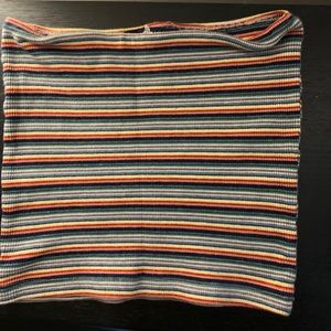 Brandy Melville rainbow tube top